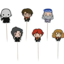 12 Caissettes Cupcakes + 12 Cake Toppers Harry Potter PME