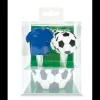 24 Caissettes Cupcakes + 24 Cake Toppers Football Scrapcooking