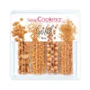 4 Décors en Sucre Gold Mix 62 g ScrapCooking