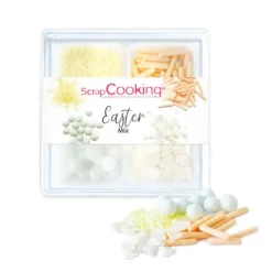 4 Décors en Sucre Pâques Mix 59 g ScrapCooking
