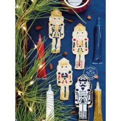 4 Stylos Glaçage Pailletés Noir Rouge Argenté Doré Scrapcooking