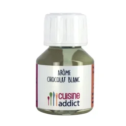 Arôme Alimentaire Chocolat Blanc 58 ml Cuisineaddict