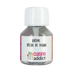 Arôme alimentaire Pêche de vigne 58ml Cuisineaddict