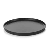 Assiette Plate Porcelaine Noire 22 cm Adélie Revol