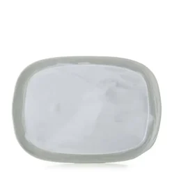 Assiette Rectangulaire Blanc Arctique 33 cm No.W Revol