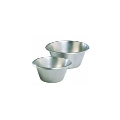 Bassine Pâtissière Ø 32 cm fond plat inox