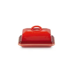 Beurrier Céramique avec Couvercle Cerise Le Creuset