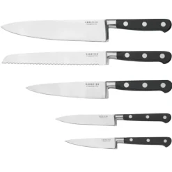 Bloc à Couteaux + 5 Couteaux Sabatier Trompette Richardson