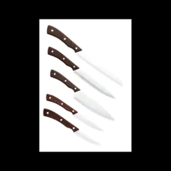 Bloc à Couteaux Tressé + 5 Couteaux Lebrun