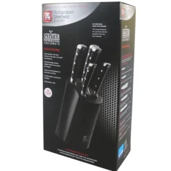 Bloc Couteau Pro On-Line 5 Couteaux de Cuisine V Sabatier Richardson Sheffield