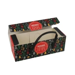 Boîte à Bûche 25 x 11 cm Scandinave Patisdécor