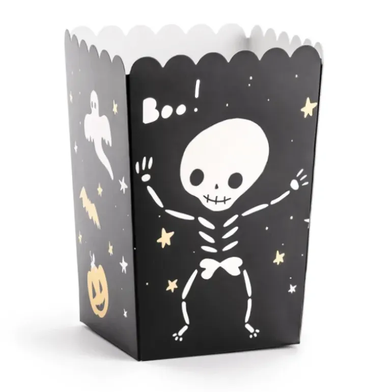 Boîte à Pop-Corn en Papier Halloween PartyDéco (x6)