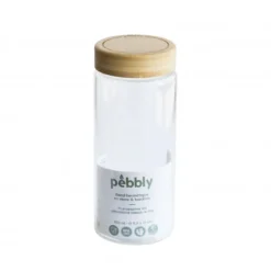 Boîte de Conservation en Verre et Bambou Rond 850 ml Pebbly
