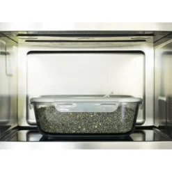 Boîte de Conservation en Verre Rectangle 2,25 L Pebbly