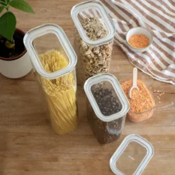 Boîte de Conservation en Verre Rectangulaire 2,6 L Pebbly