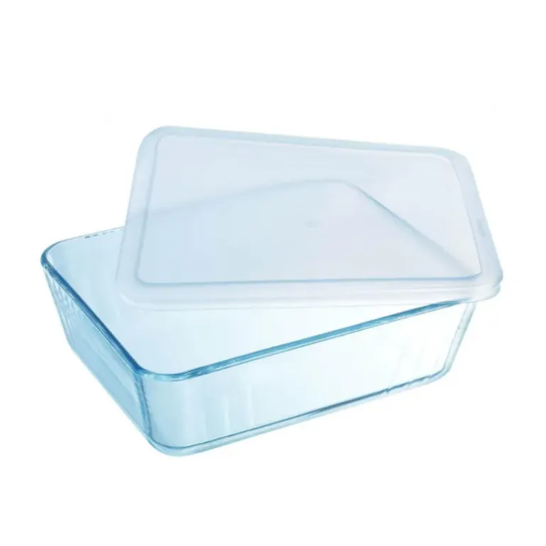 Boîte de Conservation en Verre Rectangulaire 25 x 20 cm 2,6 L Cook & Store Pyrex