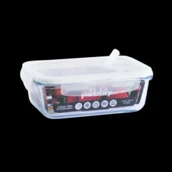 Boîte de Conservation en Verre Rectangle 850 ml Pebbly