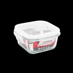 Boîte de Conservation en Verre Carré 320 ml Pebbly