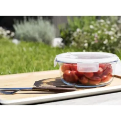 Boîte de Conservation en Verre Rond 950 ml Pebbly