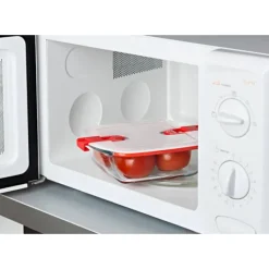 Boîte de Conservation en Verre Carrée 25 x 22 cm 2,2 L Cook & Heat Pyrex