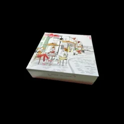 Boîte pâtissière Balade Gourmande - 28 x H 8 cm - (x50)