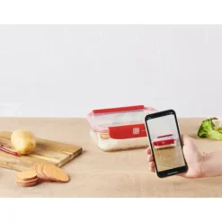 Boîtes de Conservation Connectées Stor'eat (x3) Mastrad