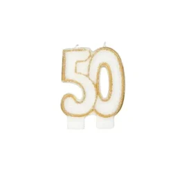 Bougie Anniversaire 50 ans Gatodéco
