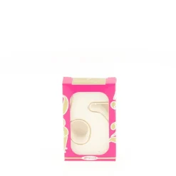 Bougie anniversaire chiffre 5 blanche avec filet doré