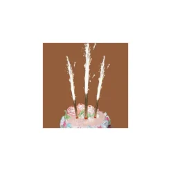 Bougie fontaine étincelles 75 secondes (x6)