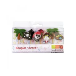 Bougies d'anniversaire ''Pirate'' (x8)