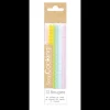 Bougies Longues Torsadées Pastel 12 cm (x12) Scrapcooking
