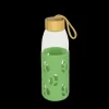Bouteille en Verre avec Protection Silicone Vert 55 cl Pebbly