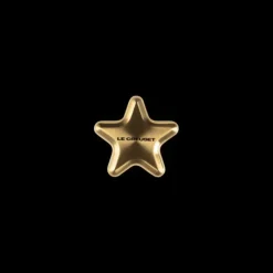 Bouton Etoile Doré Ø 5,7 cm Signature Le Creuset