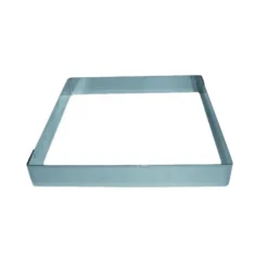 Cadre à Entremets Inox 14 x 14 cm x H 3,5 cm Mallard