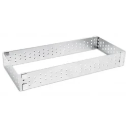 Cadre à Tarte Rectangle Extensible Perforé 22 à 42 cm Scrapcooking
