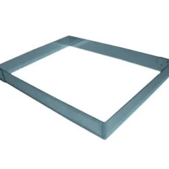 Cadre Pâtissier Rectangle Inox 37 x 27 cm H.4,5 cm
