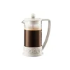 Cafetière à Piston Brazil 3 tasses 35cl - Blanc