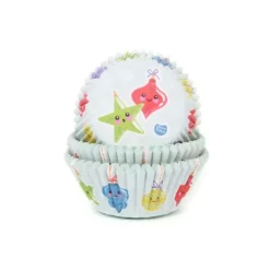 Caissette Cupcake Boules de Noël (x50) House of Marie