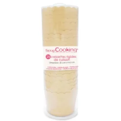 Caissette rigide de cuisson kraft (x25) ScrapCooking