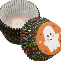 Caissettes Cupcakes Fantôme Halloween Wilton (x75)