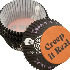 Caissettes Cupcakes Squelette Halloween Wilton (x75)