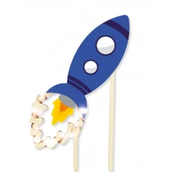 Cake Topper Fusée Led ScrapCooking