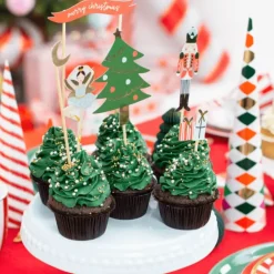 Cake Toppers Noël Casse-Noisette PartyDeco (x6)