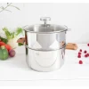 Casserole et Cuit Vapeur Inox Ø 24 cm Anses Olivier Biome Cristel