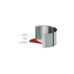 Casserole Haute Graduée Ø 14 cm Strate Amovible Inox Cristel