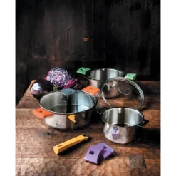 Casserole Mutine Ø 16 cm Manche Amovible Inox Cristel