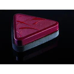 Cercle à Entremets Triangle Inox Micro-perforé 22 x 20 cm x H 3,5 cm Pavoni