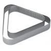 Cercle à Entremets Triangle Inox Micro-perforé 17,5 x 16 cm x H 3,5 cm Pavoni