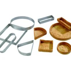 Cercle à Tarte Inox Perforé Ø9 cm H.2 cm