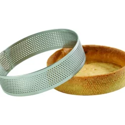 Cercle à Tarte Inox Perforé Ø14 cm H.2 cm